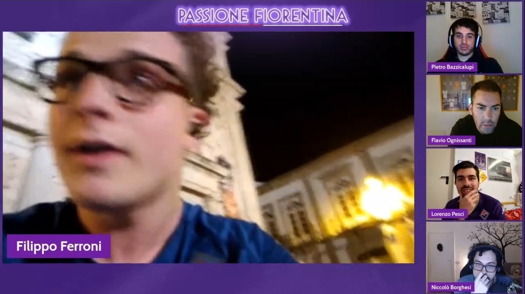 Aggredito e derubato di sciarpa e felpa della Fiorentina nel pieno centro di Braga in diretta. Il video