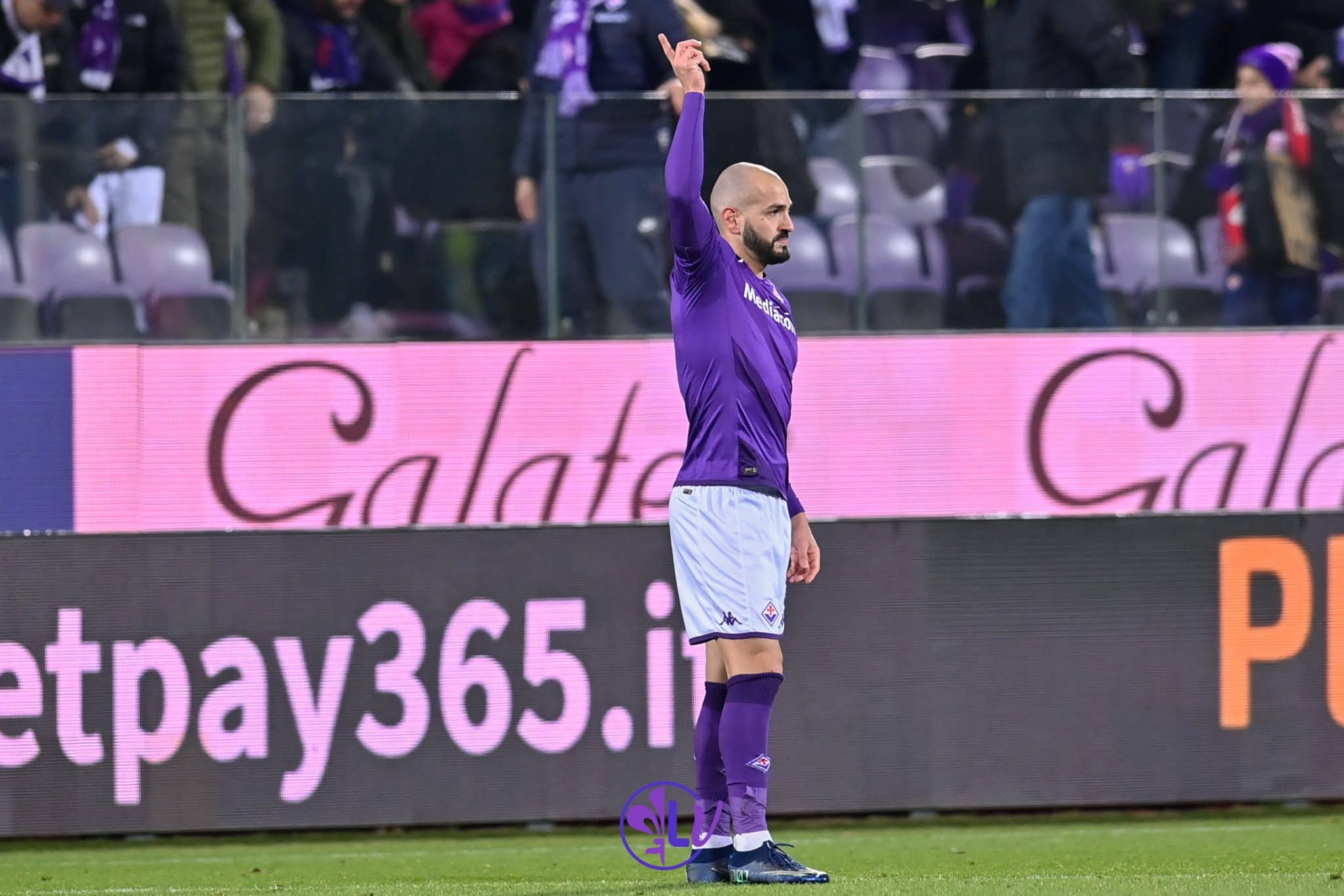 Esultanza Riccardo Saponara (ACF Fiorentina)