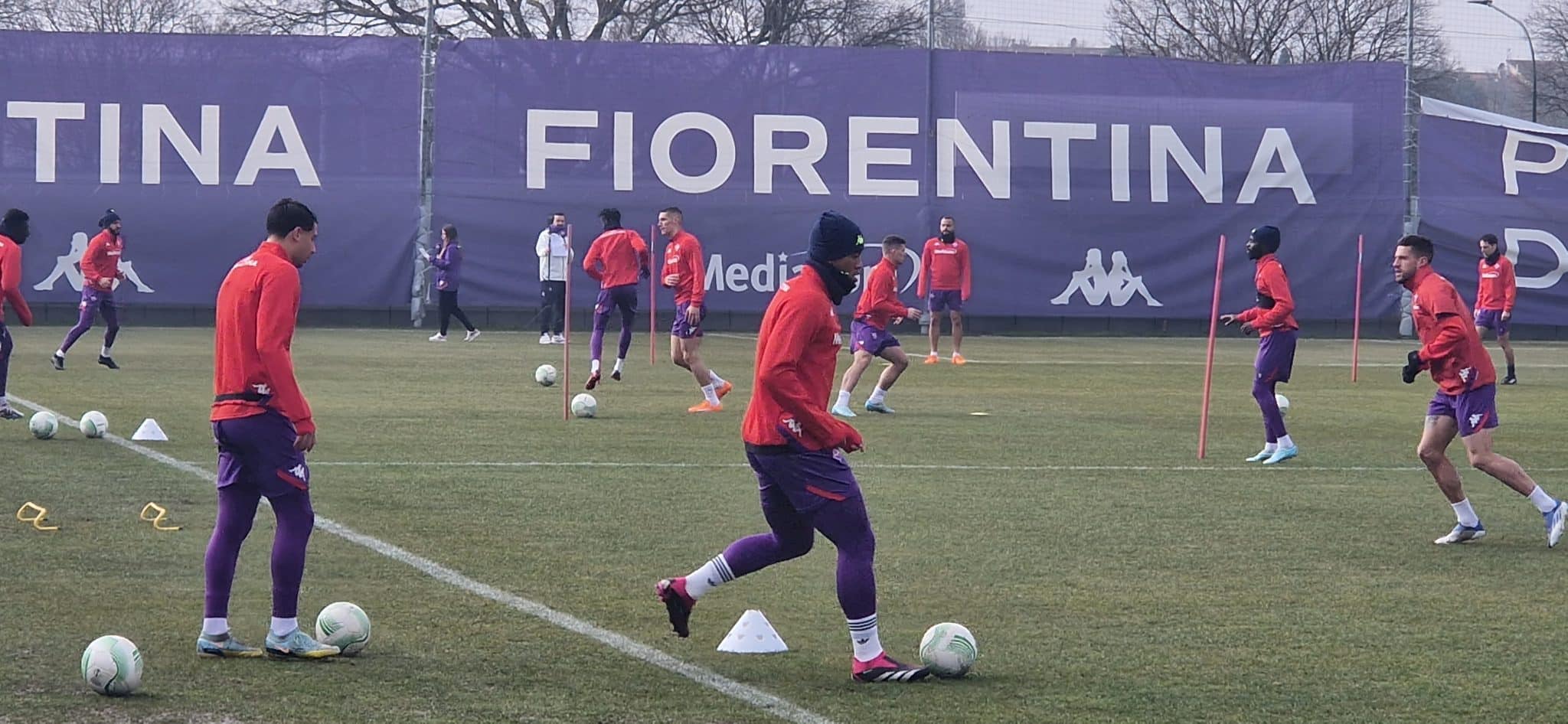 Dal centro sportivo: Venuti è l'unico assente dall'allenamento prima della partenza per Braga