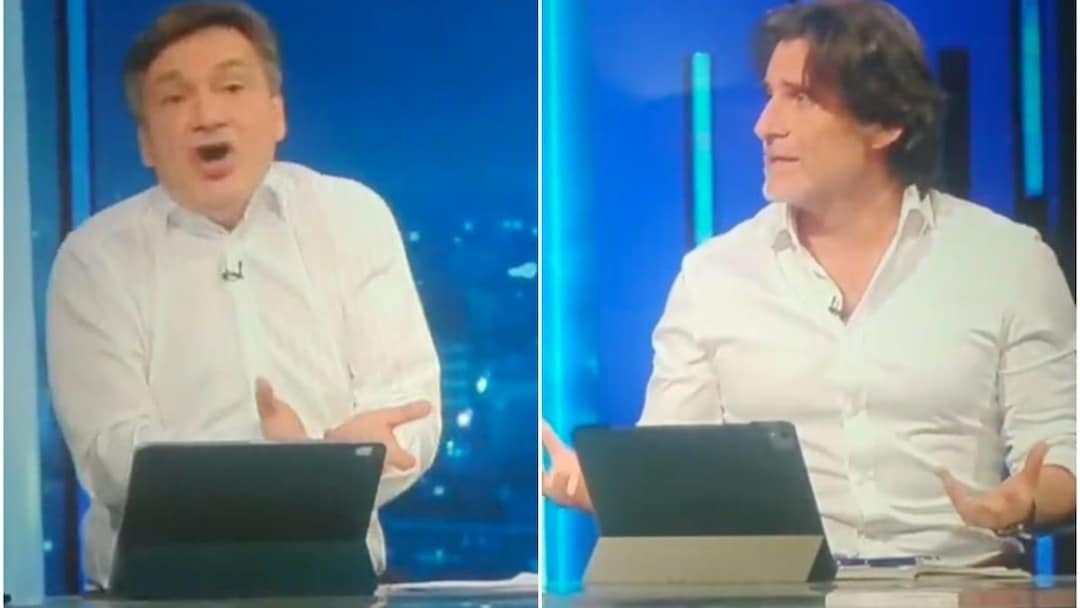 Caressa litiga con Bucciantini e gli dice: "Sono io che ti lascio intervenire qui dentro". Reazione allibita