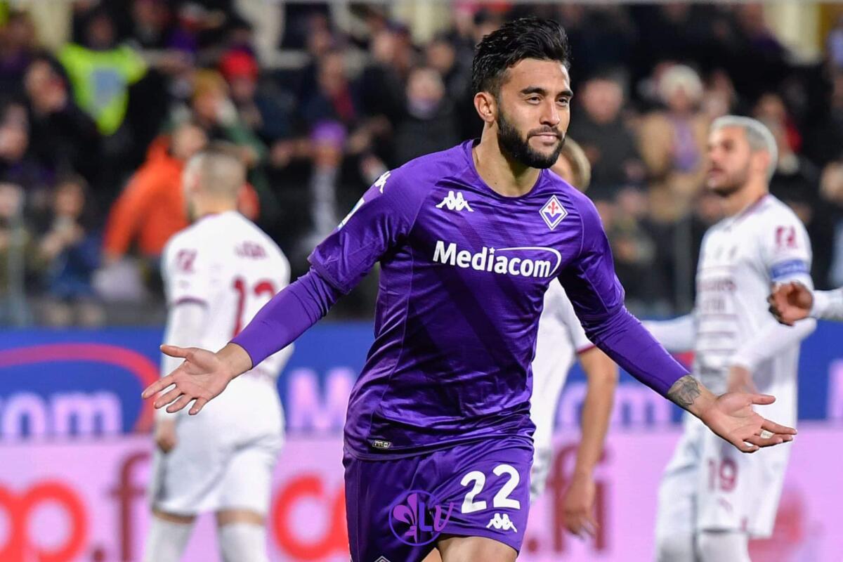 Bastano Gonzalez e Jovic per affondare il Milan, finisce 2-1 per la Fiorentina. Esplode il Franchi al 90' - Esultanza Nicolas Gonzalez (ACF Fiorentina)