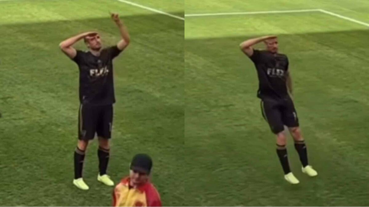 Chiellini segna e dedica il gol ad Astori. Esultanza con il segno del saluto al capitano della Fiorentina - 