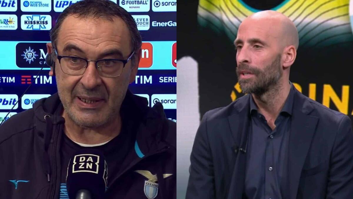 Botta e risposta tra Sarri e Borja Valero in diretta: "Non cambia mai" la risposta: "Dici luoghi comuni" - 