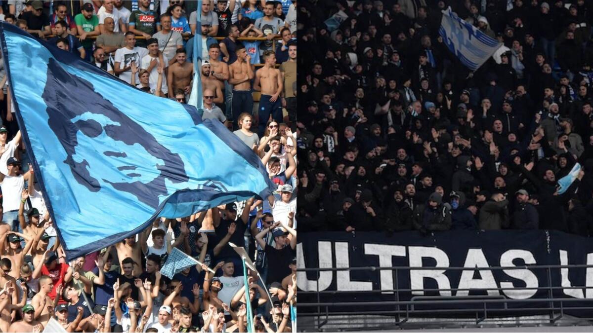 Tifosi della Lazio lanciano bomba carta, scoppia in mano ad un ragazzo tifoso del Napoli - 
