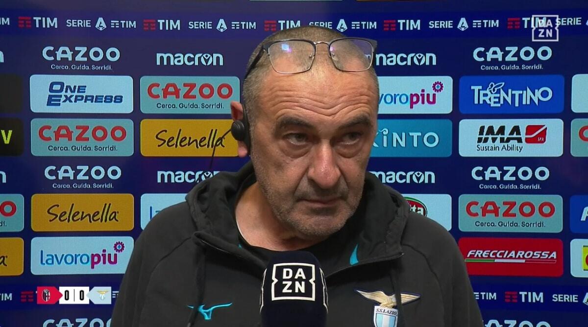 Sarri si giustifica: "Il Bologna è una squadra forte, lo dimostra anche la vittoria a Firenze" - 