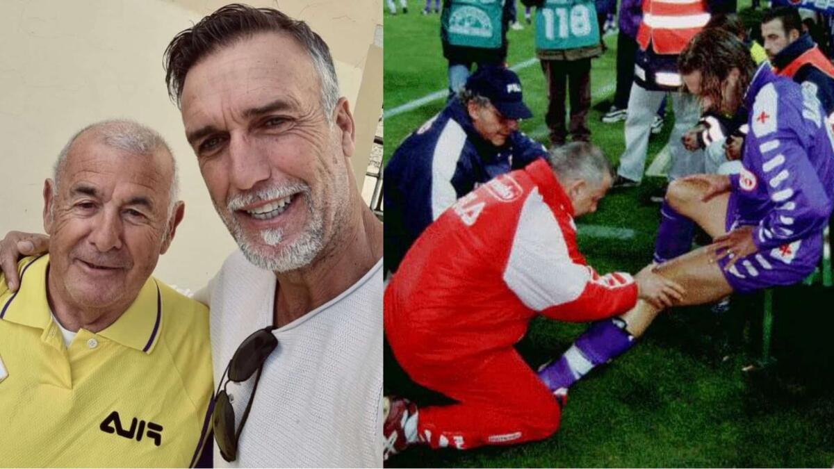 Batistuta a Firenze ritrova Luciano Dati: "Sempre una grande emozione, difficile trattenere le lacrime" - 