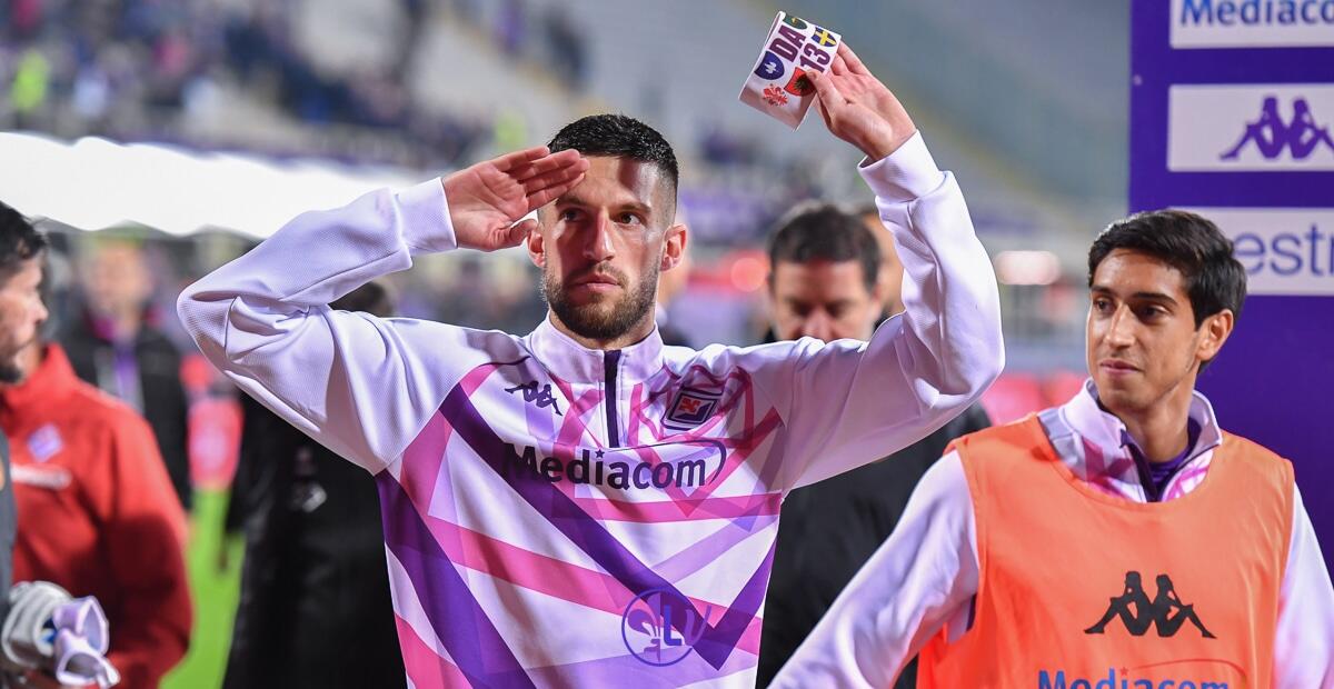Biraghi: “Appena uno gioca al mio posto e fa bene c’è chi lo vuole titolare ma io poi gioco 35 partite l’anno” - Firenze, stadio A.Franchi, 09.11.2022, Fiorentina-Salernitana, foto Lisa Guglielmi. Copyright Labaroviola.com