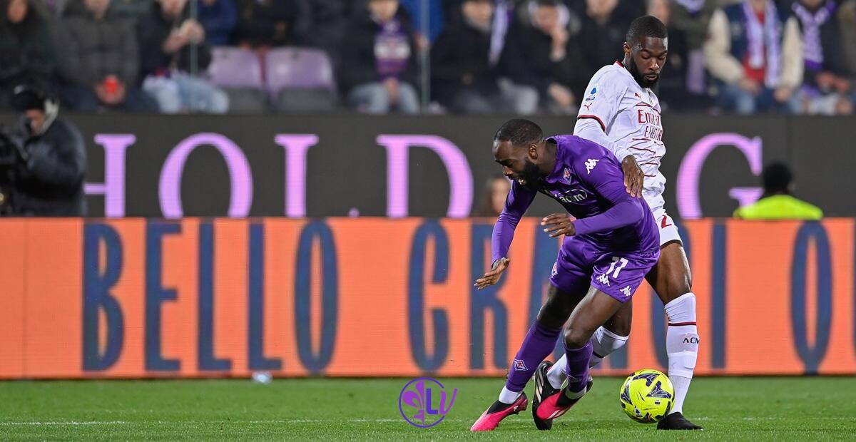 I giornali incoronano Ikonè: "Guizzo da campione, fa impazzire Tomori e Theo Hernandez" - Firenze, stadio A.Franchi, 04.03.2023, Fiorentina-Milan, foto Lisa Guglielmi. Copyright Labaroviola.com