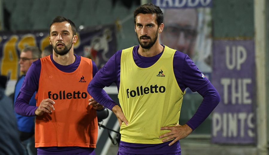 Firenze, stadio Artemio Franchi. Foto Fiorenzo Sernacchioli. Copyright Labaroviola.com Davide Astori, Badelj