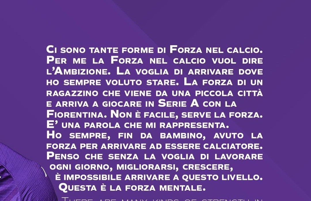 Igor: "Per me forza vuol dire ambizione, il mio fisico mi ha aiutato quando ho incontrato Vlahovic"