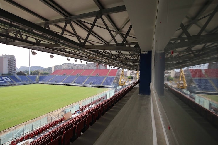 "Lo stadio temporaneo del Cagliari ci è costato 8 milioni e lo abbiamo fatto in 127 giorni"