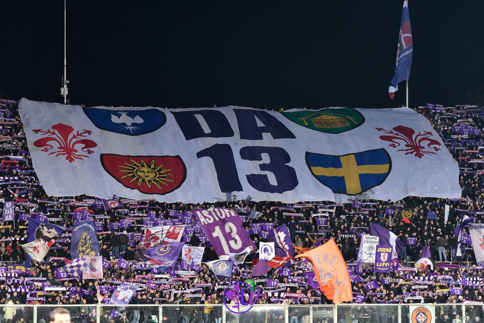 Coreografia Curva Fiesole per Davide Astori