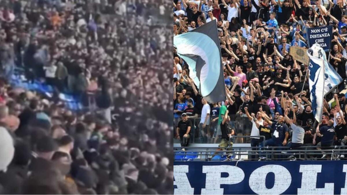 Rissa feroce tra i tifosi del Napoli in Curva. Ultras che picchiano altri ultras. Lo stadio canta: "Fuori" - 