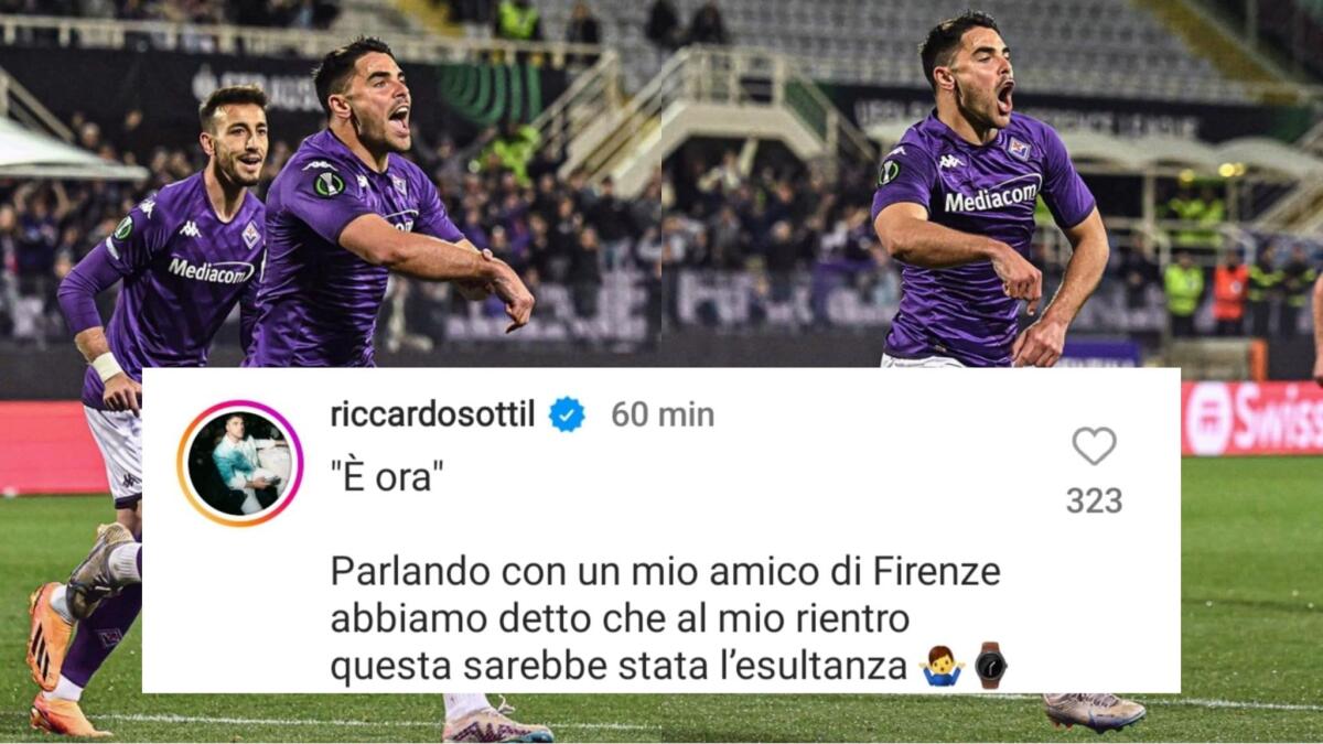 Sottil spiega la sua esultanza: "Significa «È ora» l'ho decisa con un mio amico di Firenze" - 