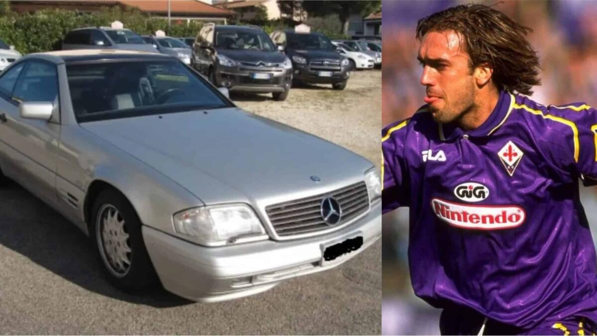 La macchina di Batistuta usata a Firenze nel 1997 è in vendita per 30 mila euro. Collezionisti in gara - 
