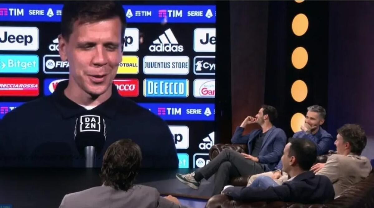 Szczesny umilia Montolivo e co: "Spero di guadagnare per non finire a lavorare in TV come voi" - 