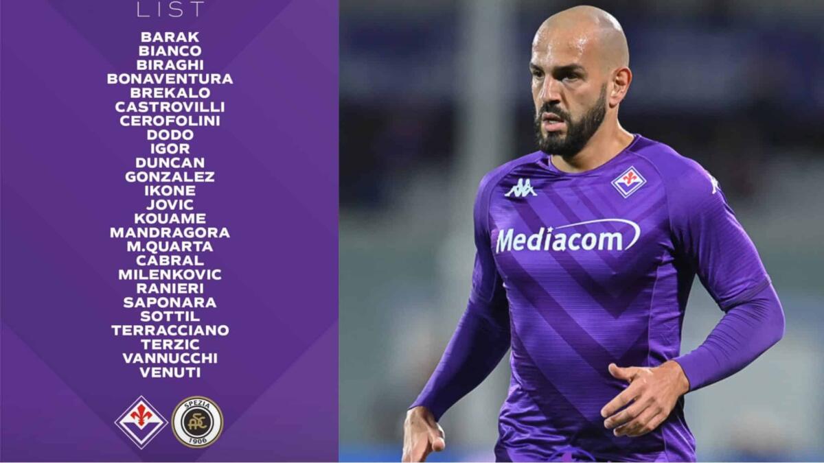 I convocati della Fiorentina per lo Spezia. Tornano Milenkovic e Saponara. Amrabat squalificato - 