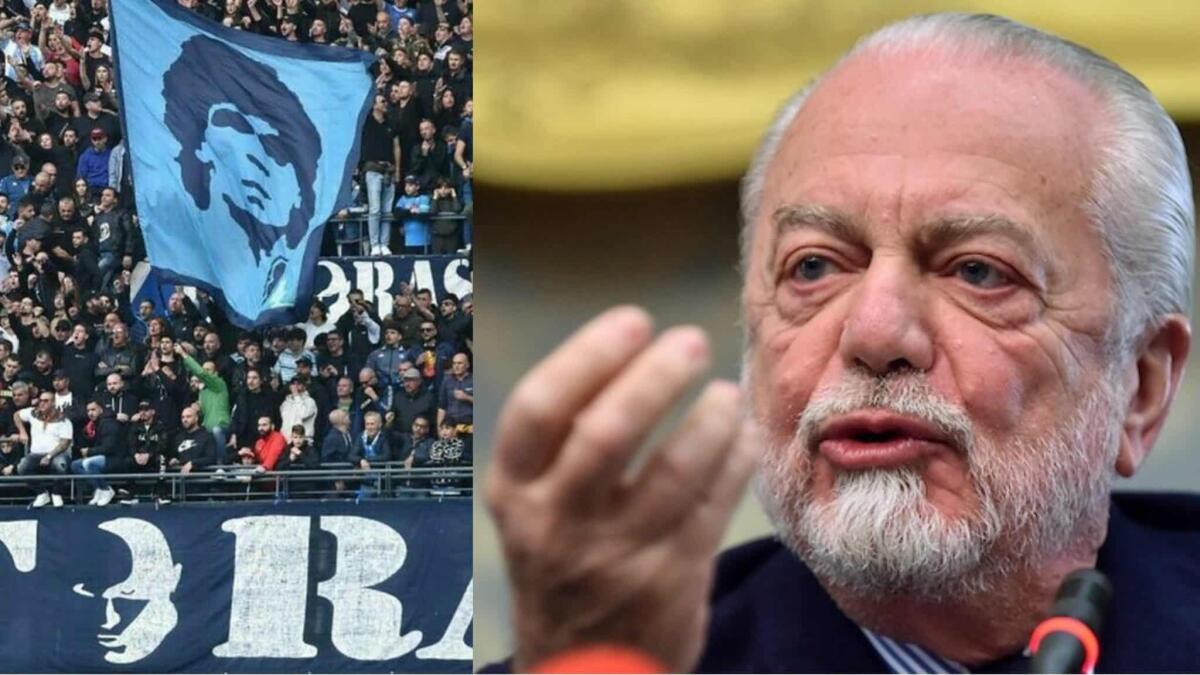 A Napoli contestano De Laurentiis: "Sei il proprietario, non il padrone". Rabbia contro il caro biglietti - 