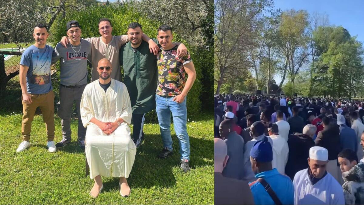 Finisce il Ramadan per Amrabat, grande festa alle Cascine di Firenze con tutti i musulmani - 