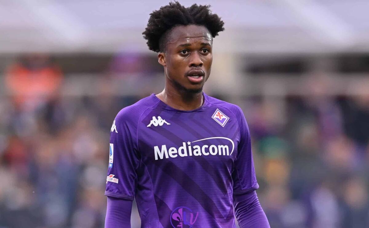 Kouamé: "Sapevamo che Amrabat sarebbe stato stanco dopo il Mondiale. Firenze casa mia" - Firenze, stadio A.Franchi, 19.03.2023, Fiorentina-Lecce, foto Lisa Guglielmi. Copyright Labaroviola.com
