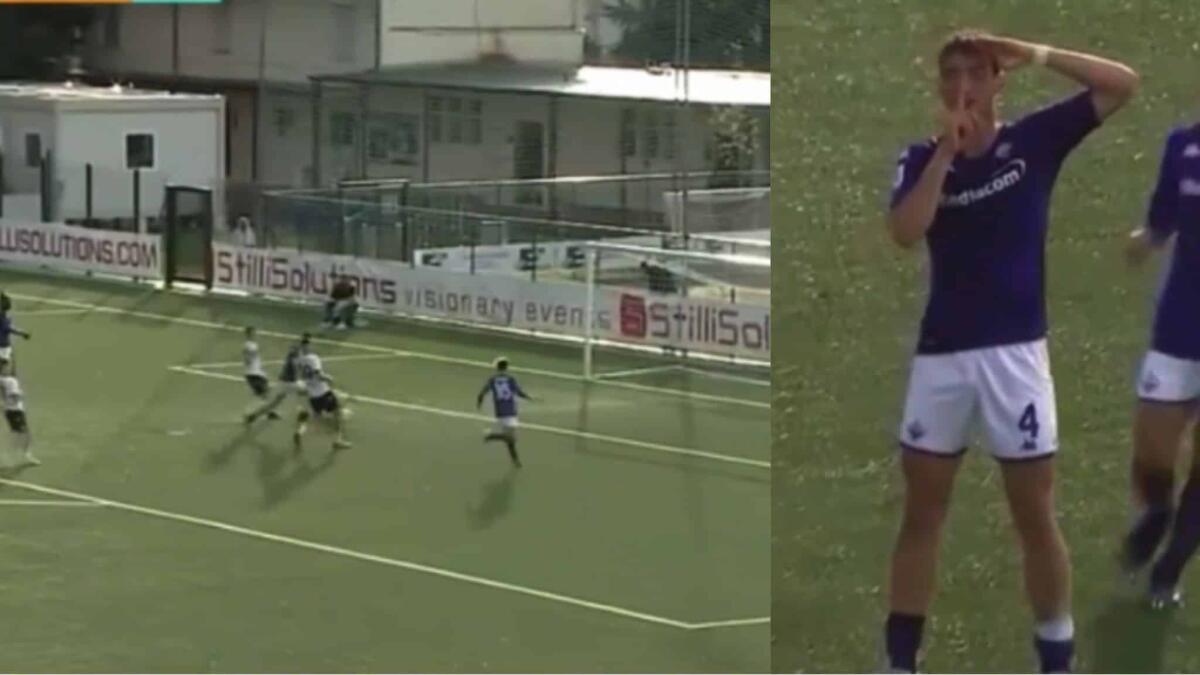 Prende palla dalla difesa, scarta tutti e fa gol. Il meraviglioso gol di Lucchesi nella Fiorentina Primavera - 