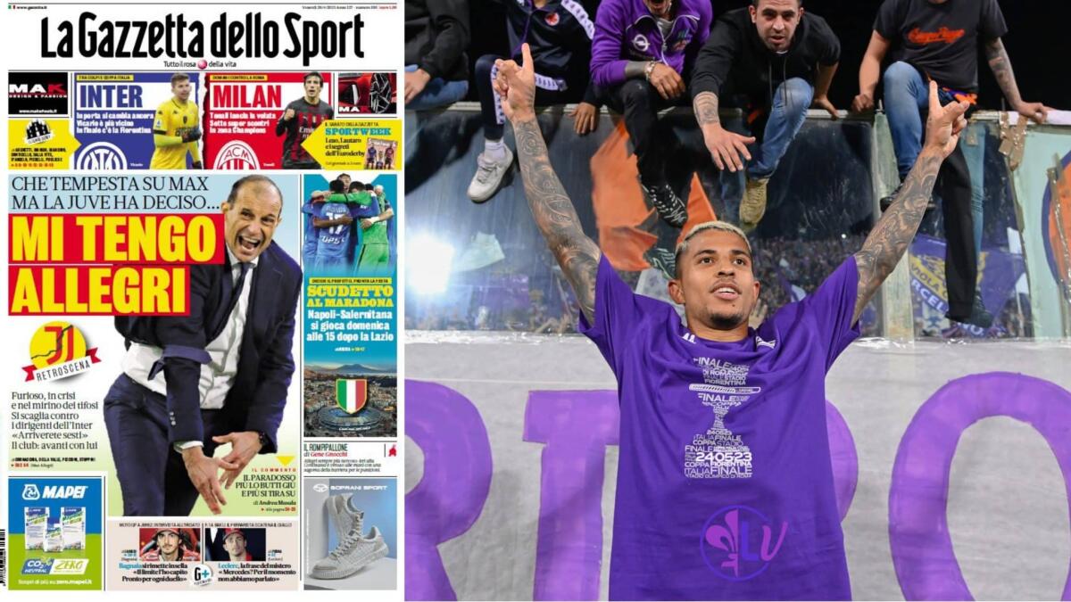 La Gazzetta dimentica la Fiorentina, in prima pagina non c'è spazio. Tifosi viola: "Cosi la fate sporca" - 