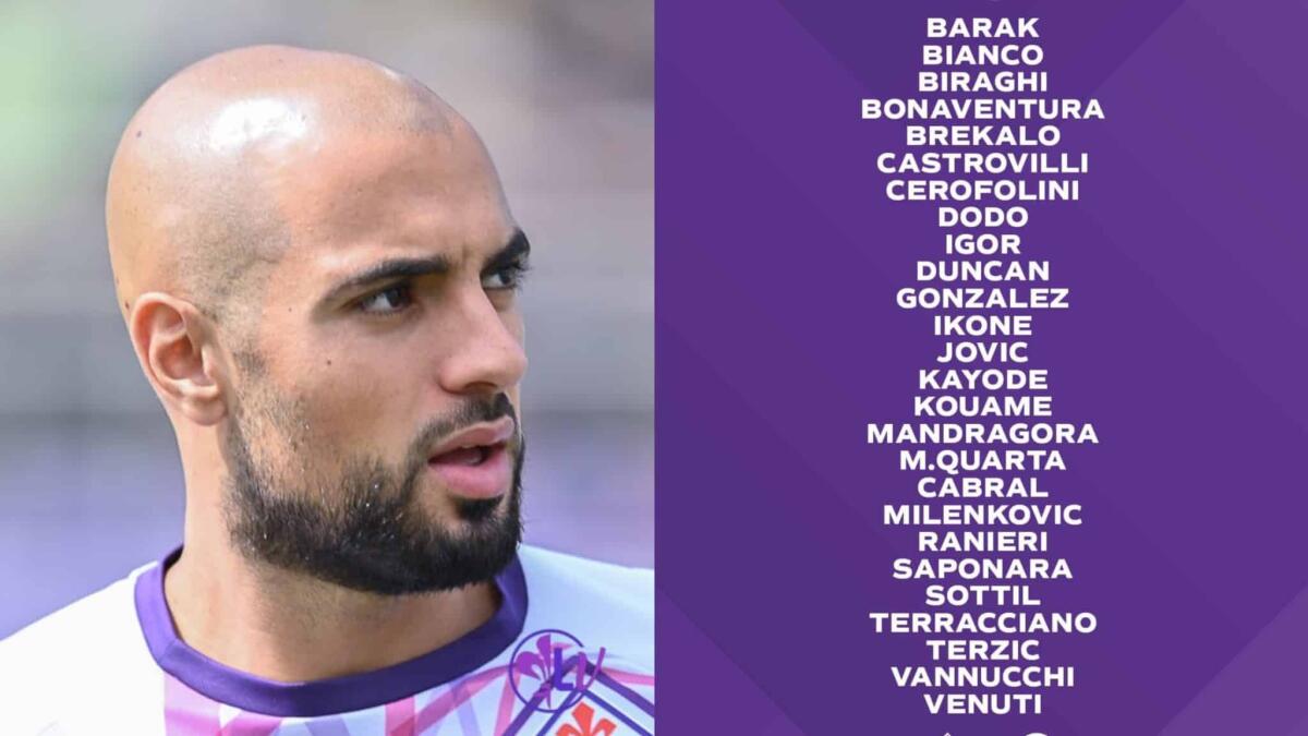 I convocati della Fiorentina per l'Atalanta: a sorpresa fuori Amrabat. Italiano chiama Kayoude - 