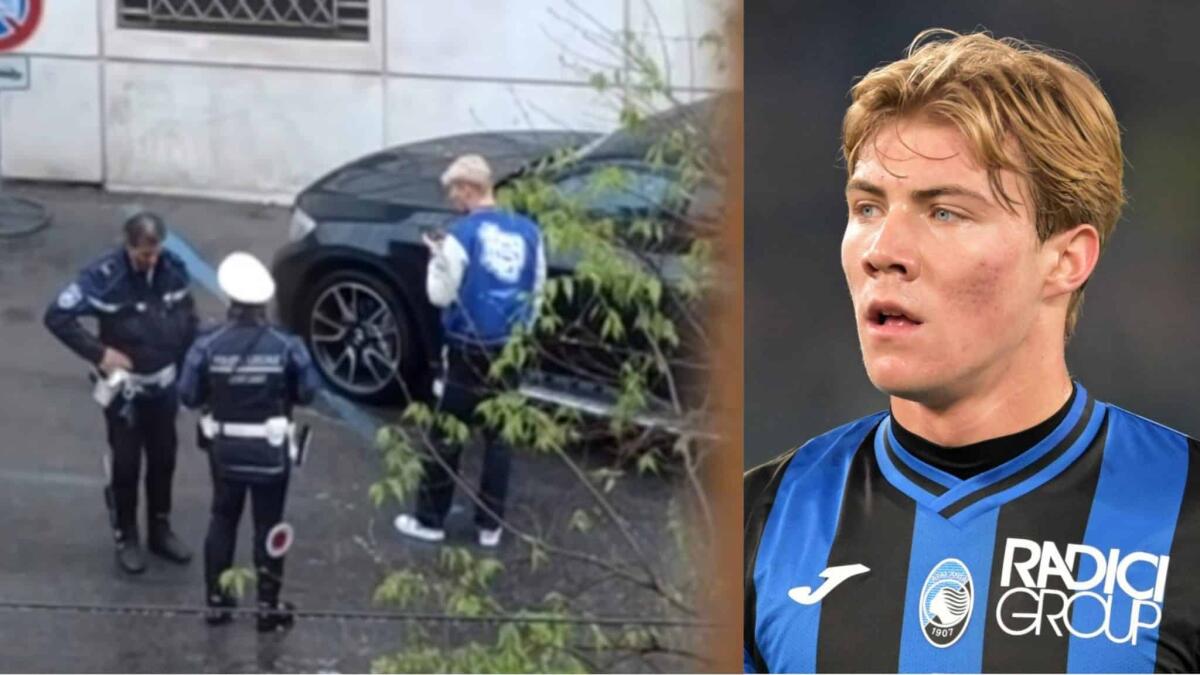 Polizia rimuove macchina di Hojlund davanti ai suoi occhi. Discussione con gli agenti prima di Firenze - 