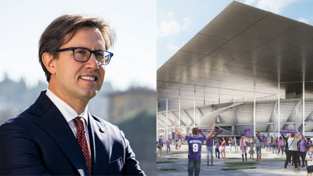 Nardella risponde a Bonaventura: "Il nuovo stadio della Fiorentina sarà più bello di quello del Lech Poznan"