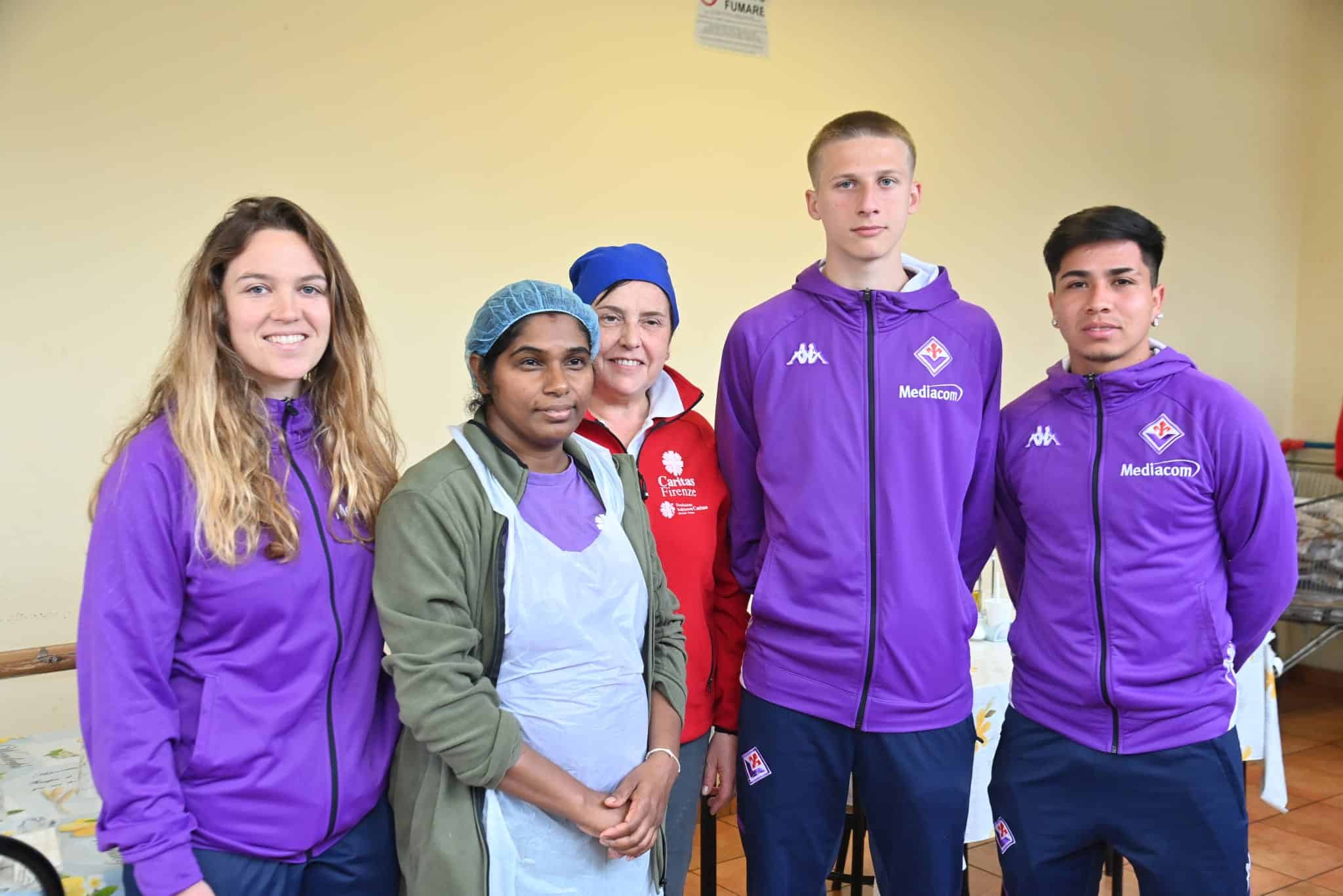 La Fiorentina sostiene la Caritas. Oggi in sostegno della mensa di Via Baracca. Barone: "Noi ci siamo"