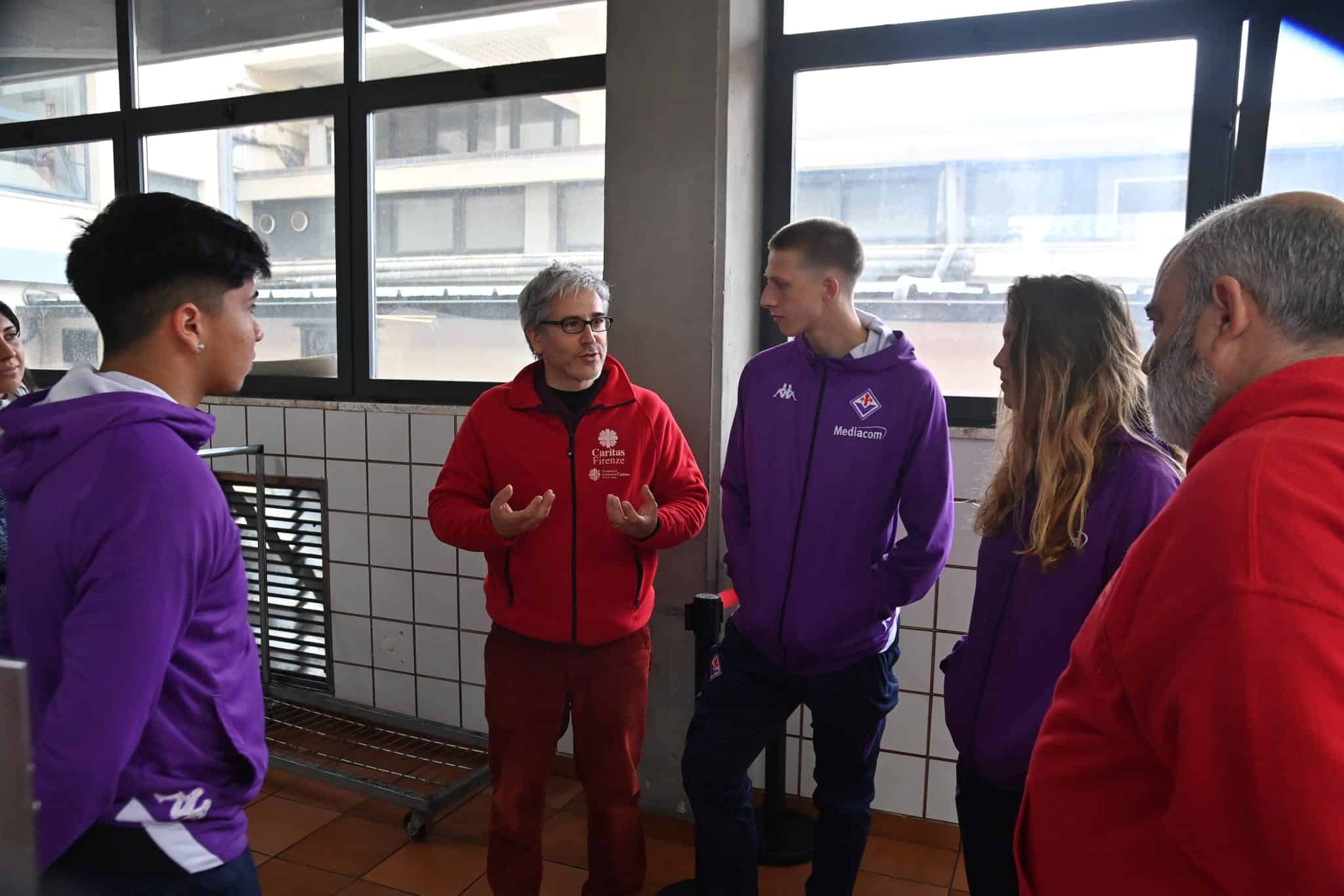 La Fiorentina sostiene la Caritas. Oggi in sostegno della mensa di Via Baracca. Barone: "Noi ci siamo"