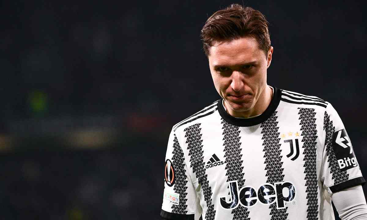 Foto Marco Alpozzi/LaPresse 9 Marzo 2023 - Torino, Italia - sport, calcio - Juventus vs Friburgo - UEFA Europa League 2022/2023 - Ottavi di Finale - Juventus Stadium. Nella foto:Federico Chiesa (Juventus F.C.);March 09, 2023 Turin, Italy - sport, calcio -