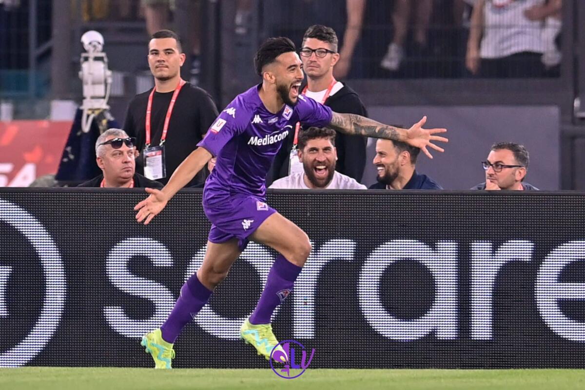 Gonzalez, Bonaventura e Biraghi quelli che reggono la pressione. Alla Fiorentina ora servono i gol di Jovic - Esultanza Nico Gonzalez (Fiorentina)