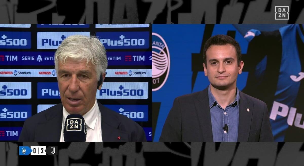 Lite Gasperini a Dazn, difende Curva Atalanta: "Sei fuori strada, cori su Vlahovic non sono razzisti" - 