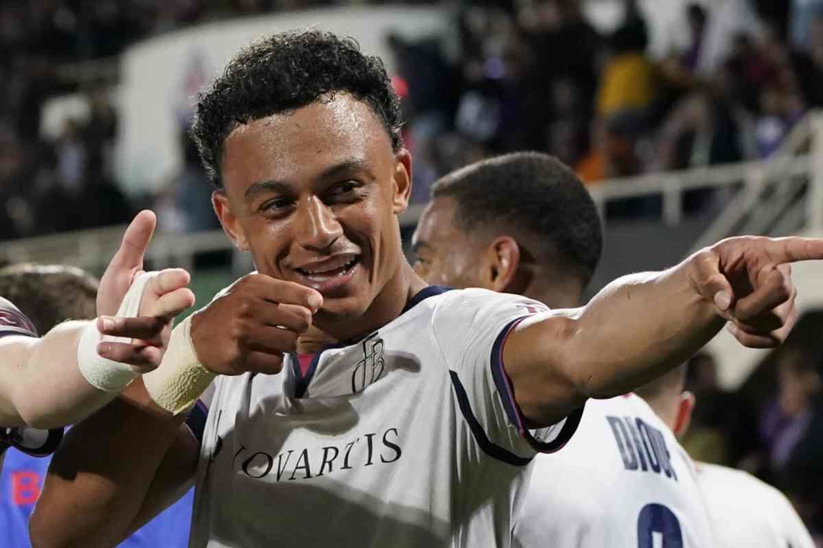 Da Basilea suonano la carica, Ndoye: "Se non siamo concentrati vincerà la Fiorentina. Cabral amico mio" - Foto Marco Bucco/LaPresse 
11 Maggio 2023 - Firenze , Italia 
Sport, Calcio 
Fiorentina vs Basilea - UEFA  Europa Conference League 2022/2023 - Stadio Artemio Franchi.
Nella foto: Zeki Amdouni e Dan Ndoye esultano dopo il gol del 1-2

Photo Marco Buc