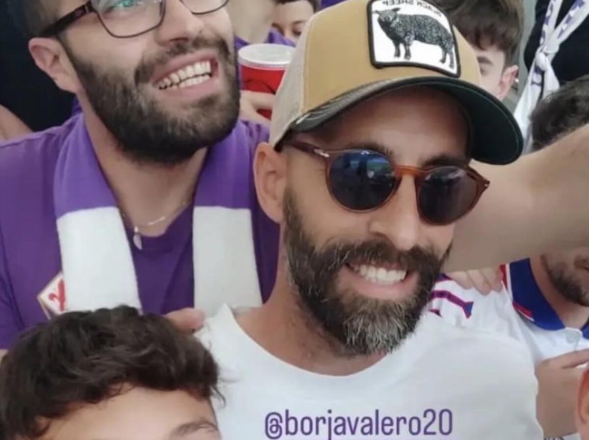 C'è anche Borja Valero all'Olimpico: guarderà la finale in Curva Sud con i tifosi della Fiorentina - 
