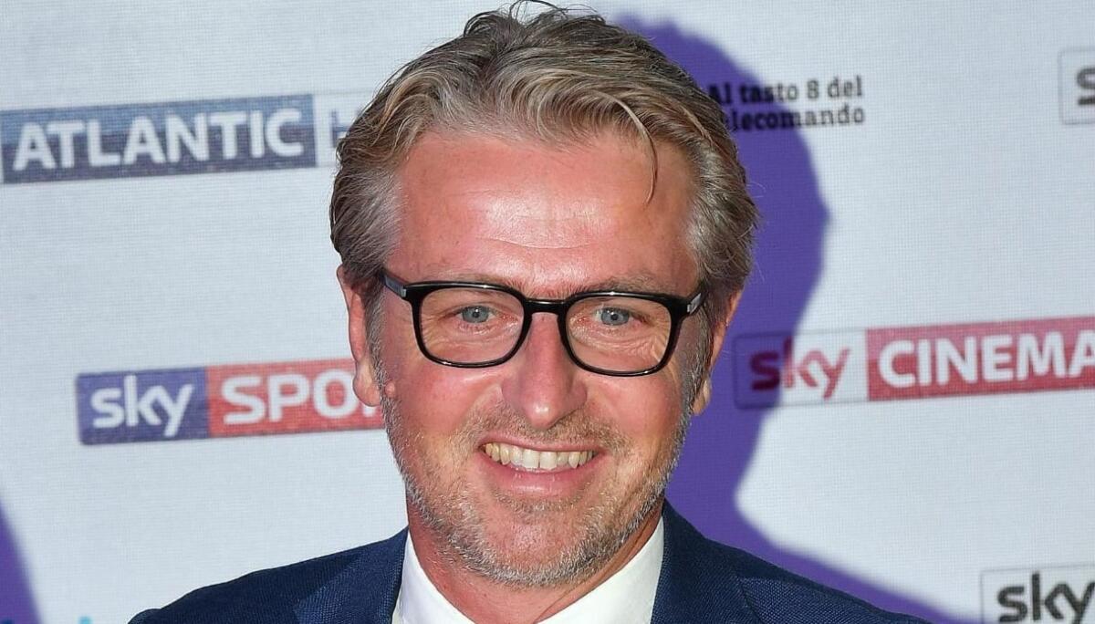 Marocchi sentenzia: "Coppa Italia? Se sei l'Inter non puoi perdere la finale contro la Fiorentina" - Il commentatore Sky Sport Giancarlo Marocchi (d) in occasione della presentazione dei palinsesti Sky, Milano, 12 settembre 2017. ANSA/ DANIEL DAL ZENNARO