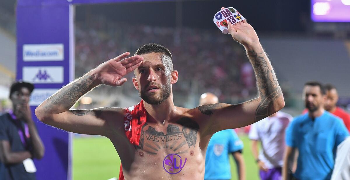 Biraghi suona la carica: "È ora di portare un trofeo a Firenze. Adesso arriva il bello" - Firenze, stadio A.Franchi, 18.08.2022, Fiorentina-Twente, foto Lisa Guglielmi. Copyright Labaroviola.com