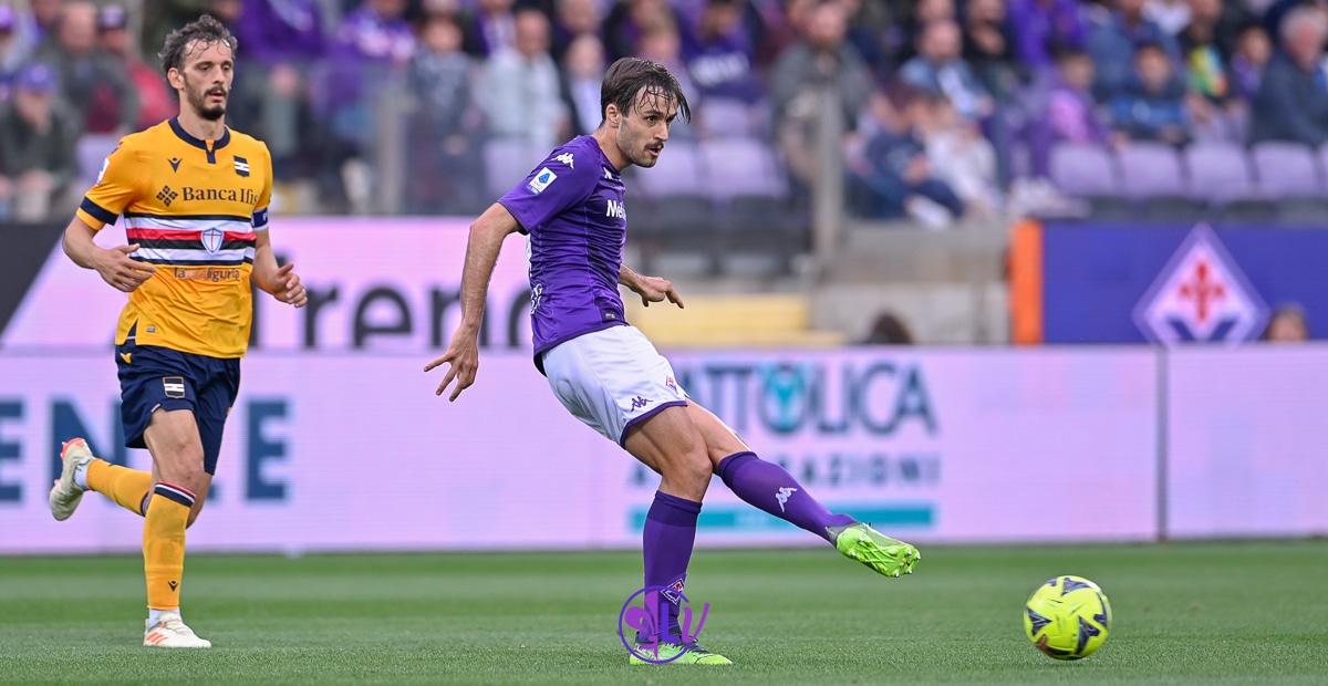 Firenze, stadio A.Franchi, 30.04.2023, Fiorentina-Sampdoria, foto Lisa Guglielmi. Copyright Labaroviola.comR