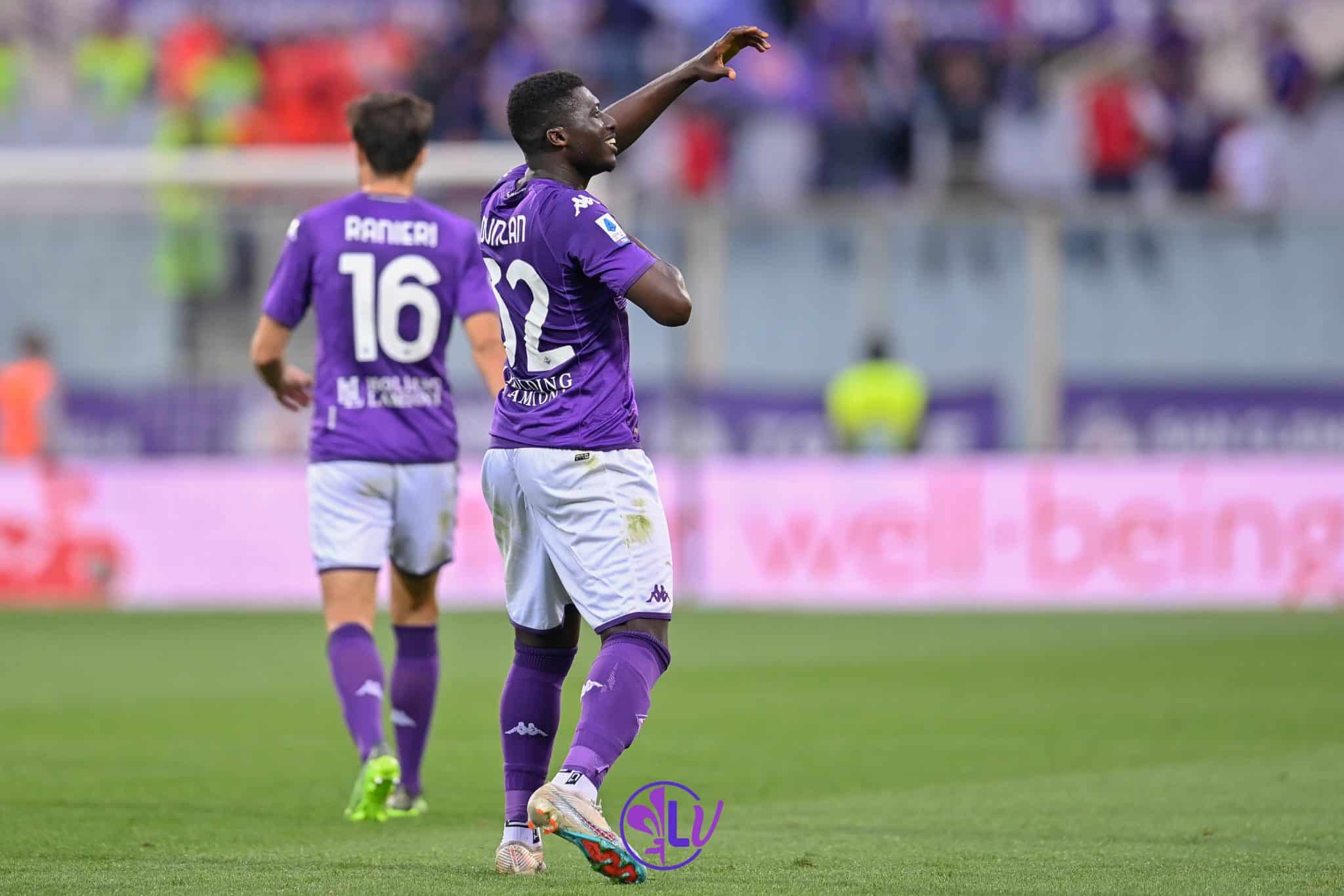Esultanza Alfred Duncan (ACF Fiorentina)