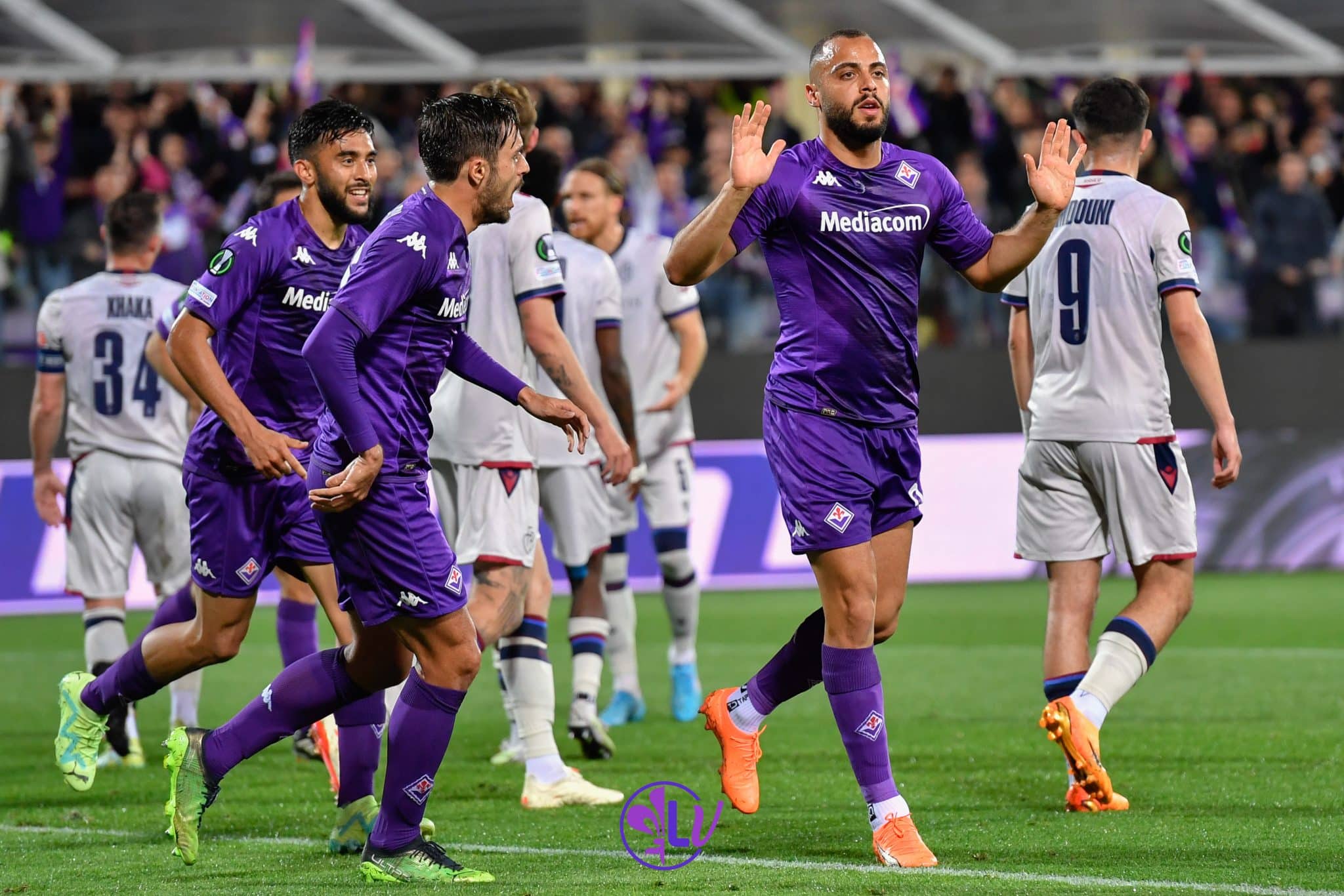 Esultanza Arthur Cabral (ACF Fiorentina)