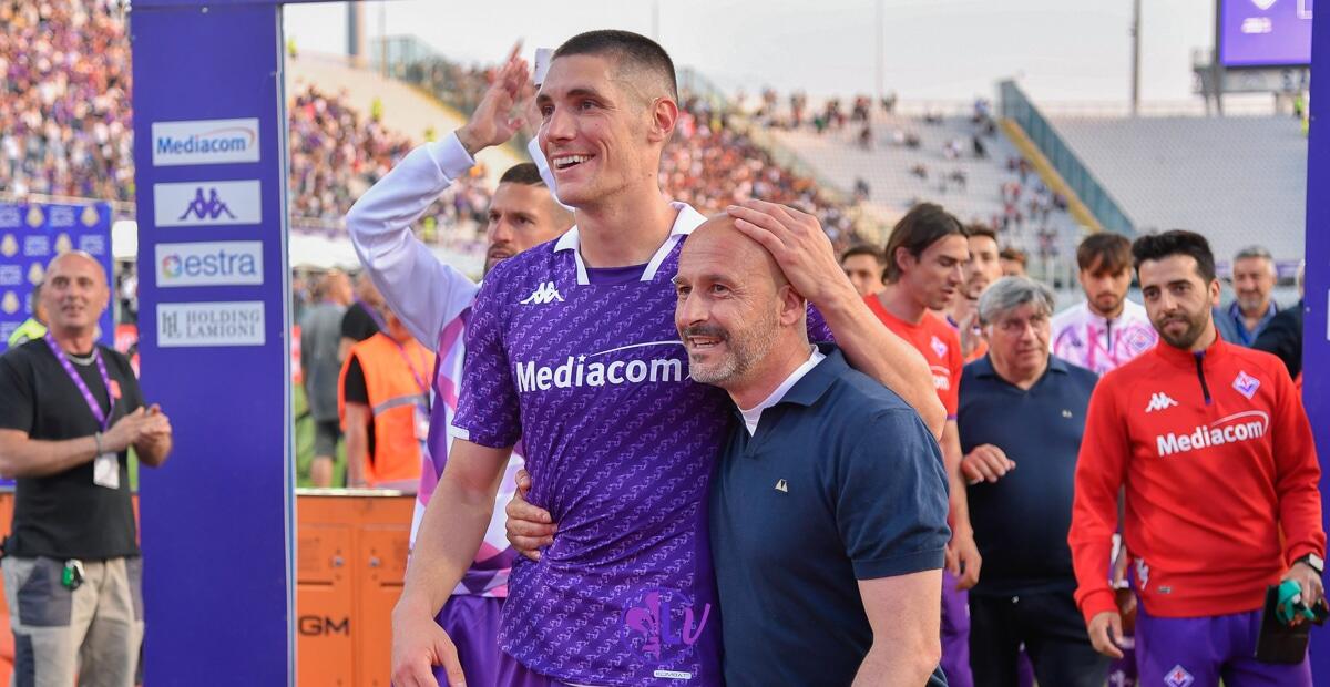 Incontro Italiano-dirigenza: da Biraghi a Brekalo sono otto gli intoccabili della Fiorentina - Roma, Stadio Olimpico, 27.05.2023, Fiorentina-Roma, foto Lisa Guglielmi. Copyright Labaroviola.com
