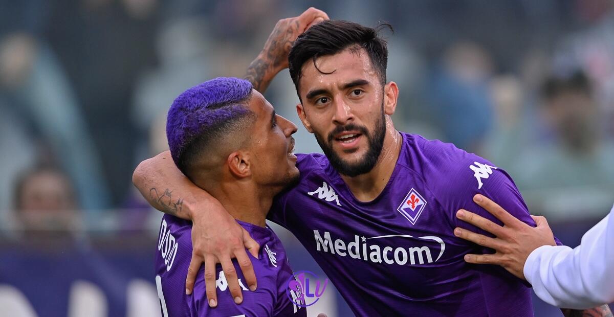 Nico Gonzalez: "Non penso al futuro, penso solo alla Fiorentina. Fra poco tornerò a Firenze" - Firenze, stadio A.Franchi, 30.04.2023, Fiorentina-Sampdoria, foto Lisa Guglielmi. Copyright Labaroviola.com