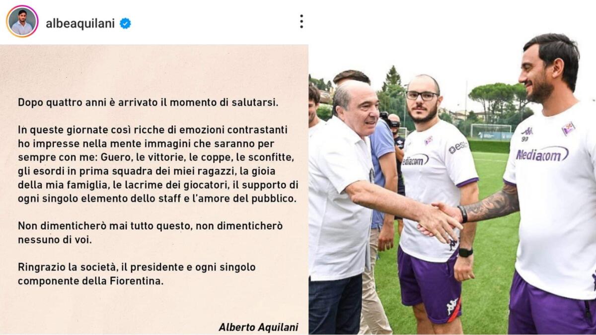 La lettera di addio di Aquilani: "È ora di salutarsi, guardo immagini che saranno sempre con me" - 