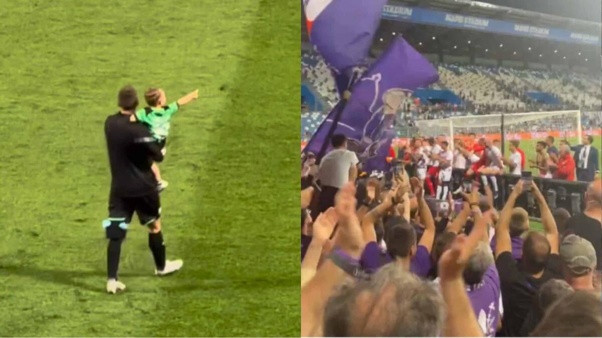 Berardi porta il figlio a segnare sotto i tifosi della Fiorentina, qualcuno grida: "Vieni a Firenze" - 