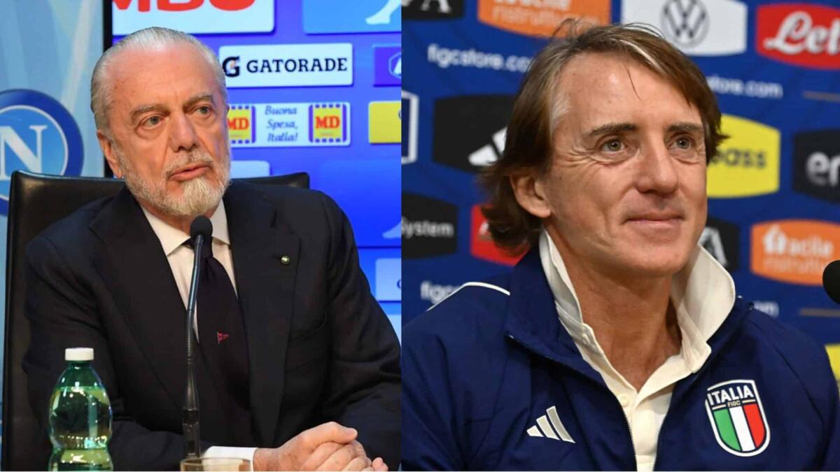Caos Napoli, De Laurentiis chiama Mancini per la panchina, la Federcalcio: "Ha un contratto con noi" - 
