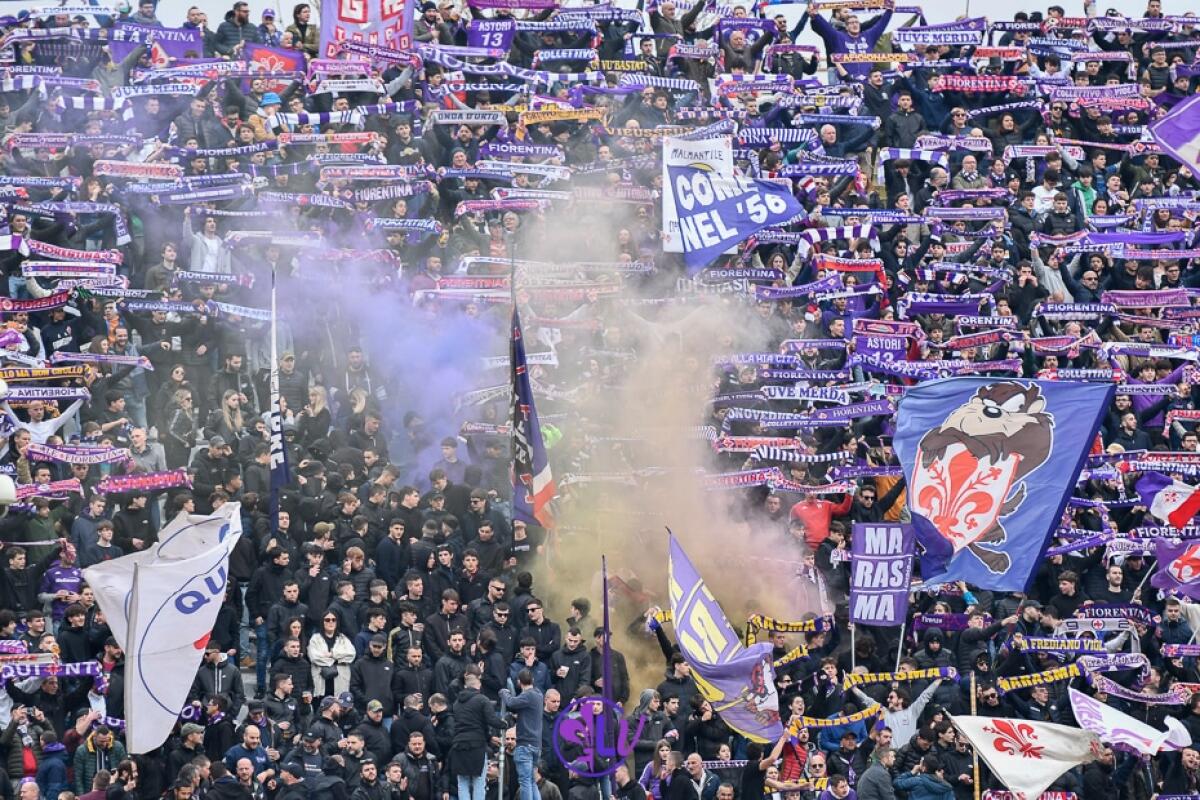 Tanti gli inglesi a Praga? "Sì vero ma noi siamo Firenze", l'orgoglio dei tifosi gigliati - Firenze, stadio A.Franchi, 19.03.2023, Fiorentina-Lecce, foto Lisa Guglielmi. Copyright Labaroviola.com