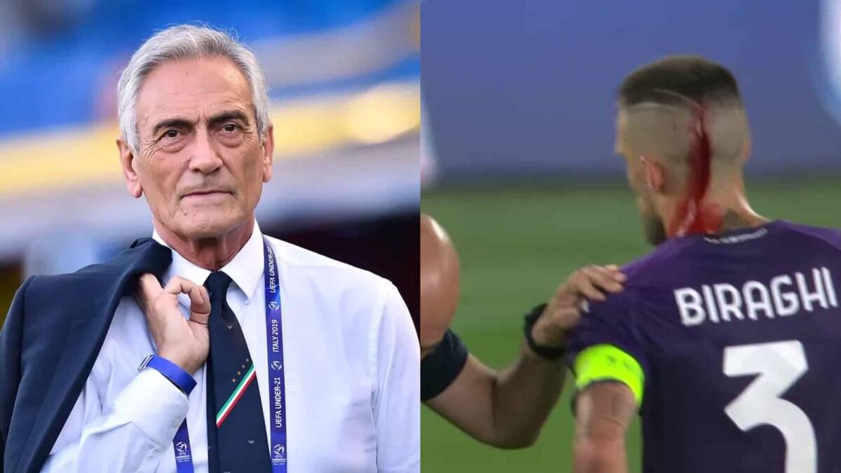 Gravina applaude Biraghi: "È stato straordinario. Ha sfidato chi ha voluto scalfire l'integrità del calcio" - 