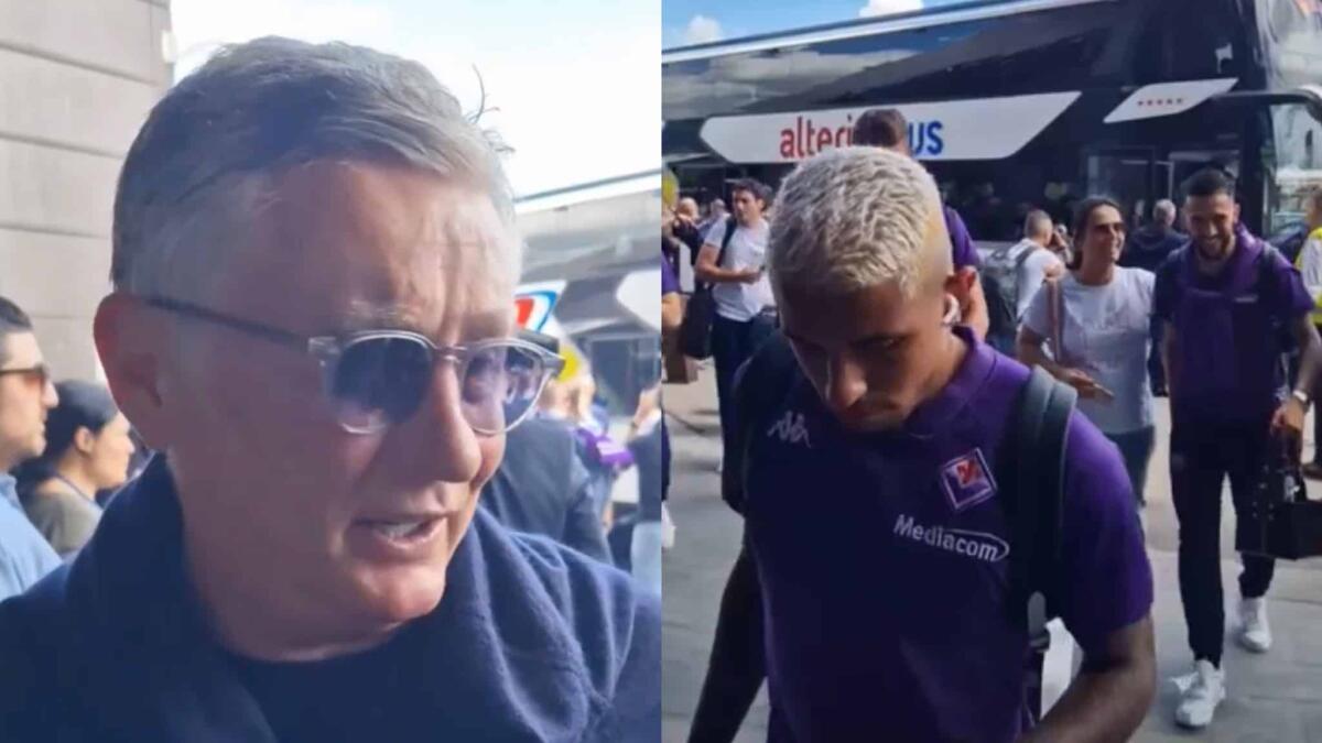 Fiorentina in partenza per Praga, Pradè: "Passati momenti duri, il gruppo si merita questa finale" - 