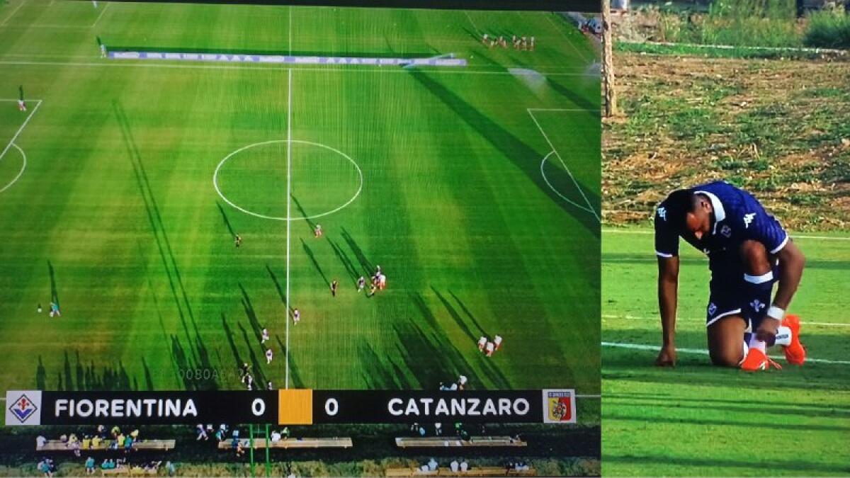 Poche emozioni al Viola Park tra Fiorentina e Catanzaro, primo tempo finisce 0-0: Parisi il più ispirato - 